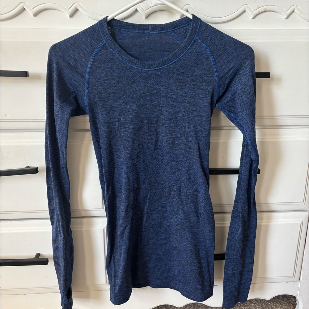 lululemon athletica Navy Long Sleeve Top
